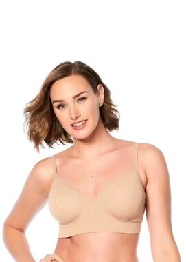 Yummie Dawn Ultalight Seamless Contour Bra, Nude, Small